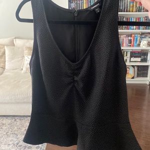 Women’s Express Black Sleeveless Top. New.